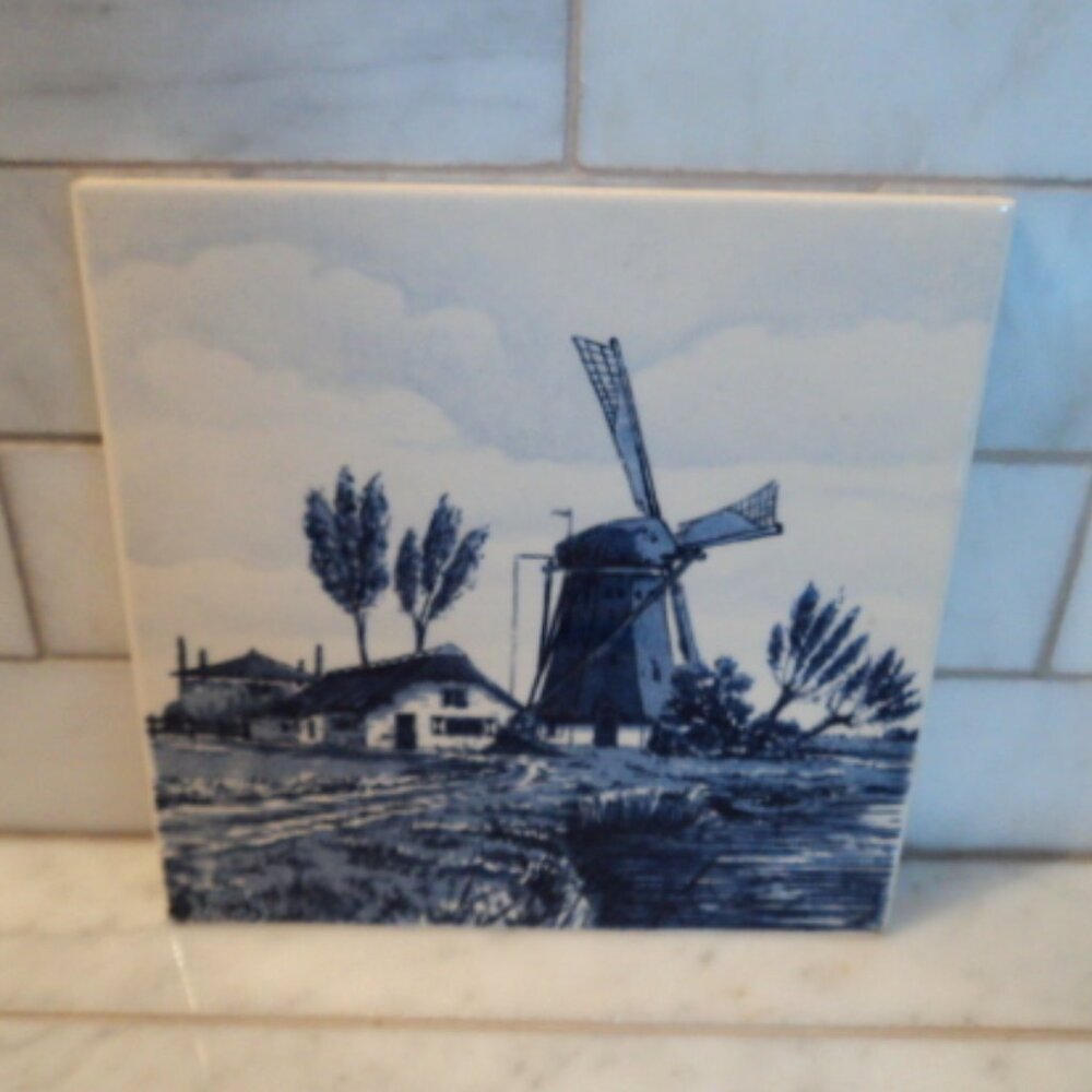 blue delft tile